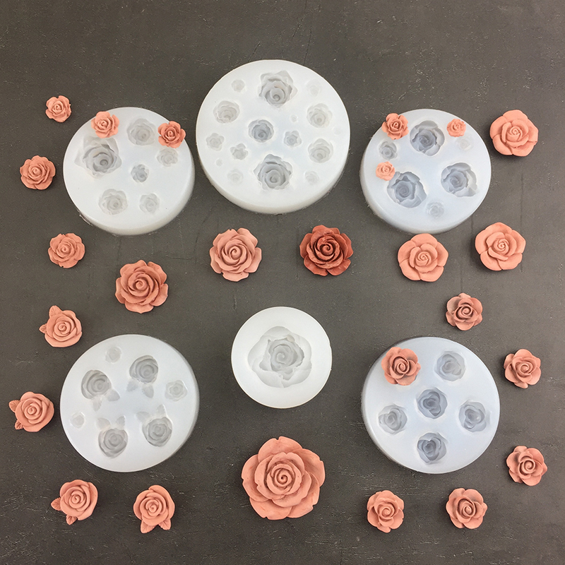 Eco Soap - 3D kształt kwiatu róży liść formy