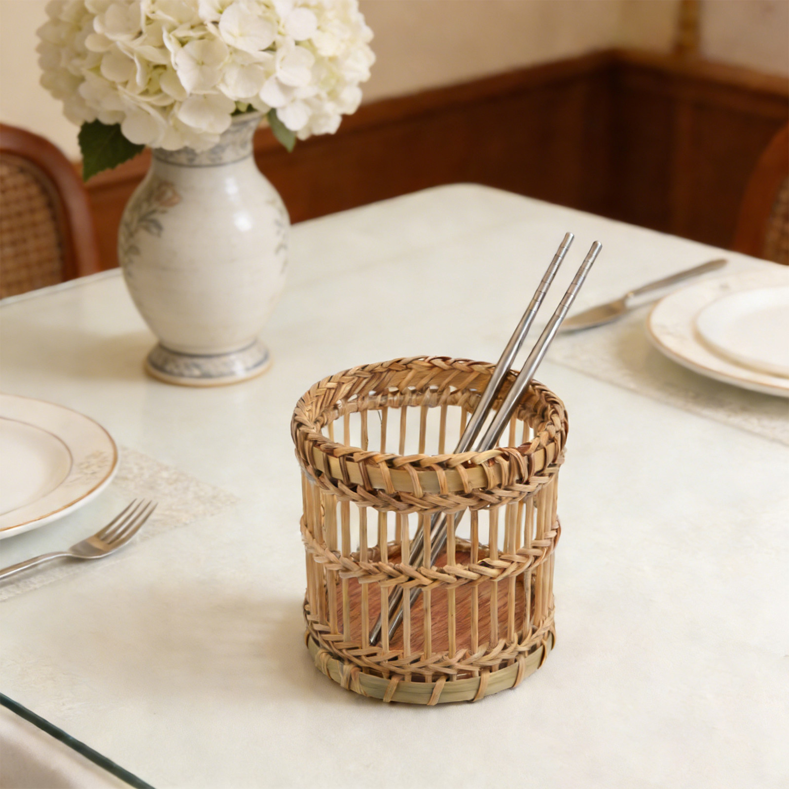 Bambusowy pojemnik na przybory – Bamboo Cutlery recenzja i cena